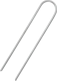 vidaXL Στηρίγματα Εδάφους Σχήμα U 25 τεμ. 15x3,5 εκ. Γαλβαν. Ατσάλι