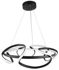 Κρεμαστό Φωτιστικό Οροφής LED 100W 3CCT Orion-50 Heronia Lighting 01-0342 Μαύρο