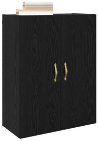 vidaXL Ντουλάπια Τοίχου 2 pcs Μαύρη δρυς 69.5 x 34 x 90 εκ.