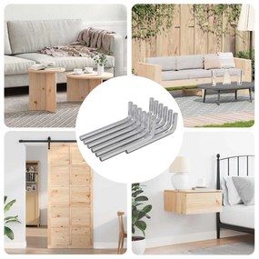 vidaXL Εξαγωνικό Κλειδί 12 pcs Ασημί 32 x 86 χιλ. Ατσάλι