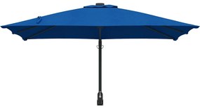 vidaXL Ομπρέλα Κήπου Μπλε, Μαύρο 248.5 x 247.5 x 160 εκ.