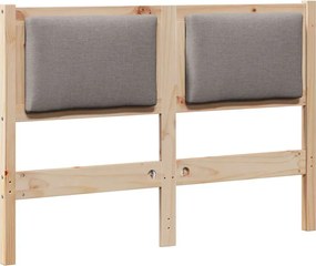 vidaXL Κεφαλάρι Άλλο Καφέ 120 cm Μασίφ ξύλο πεύκου
