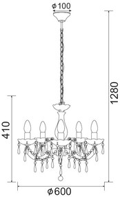 Φωτιστικό Cloris-Διάφανο