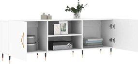 vidaXL Έπιπλο Τηλεόρασης Λευκό 150x30x50 εκ. από Επεξεργασμένο Ξύλο