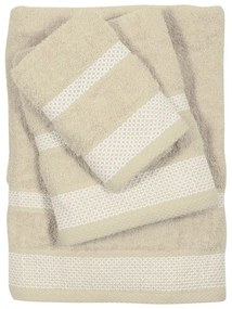 Πετσέτες Best 0650 (Σετ 3τμχ) Ecru Das Home Σετ Πετσέτες 70x140cm 100% Cotton