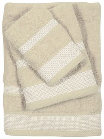 Πετσέτες Best 0650 (Σετ 3τμχ) Ecru Das Home Towels Set 70x140cm 100% Βαμβάκι