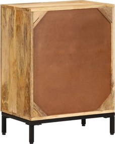 vidaXL Ντουλάπι 53x35x72 εκ. από Μασίφ Ξύλο Μάνγκο