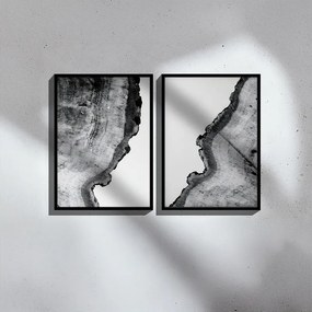 Πίνακας Nepen I pakoworld δίπτυχος με ψηφιακή εκτύπωση και πλαίσιο 33x1.5x48εκ