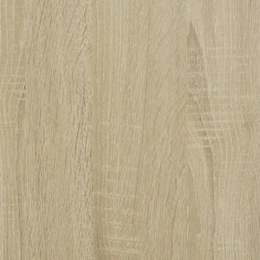 vidaXL Κάλυμμα Καλοριφέρ Sonoma Δρυς 149x20x82 εκ. Επεξεργασμένο Ξύλο