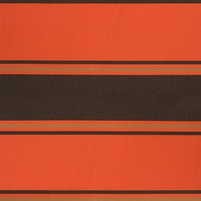Τέντα Πτυσσόμενη Πορτοκαλί/Καφέ 3,5 x 2,5 μ. Ύφασμα / Αλουμίνιο - Πορτοκαλί