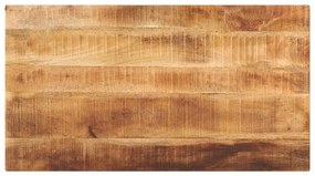 vidaXL Επιφάνεια Τραπεζιού Ορθογώνια 120x50x2,5 εκ. Μασίφ Ξύλο Μάνγκο