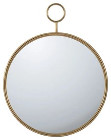 Artekko Mirror Καθρέπτης Τοίχου Μέταλλο Γυαλί Χρυσό (67x4.5x82)cm Artekko 44407-DS