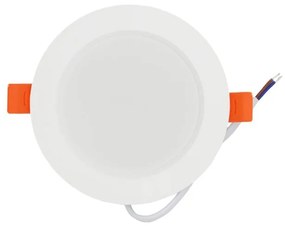 Adeleq Φωτιστικό Ψευδοροφής PC Στρόγγυλο LED 6W 4000K Λευκό 21-96101