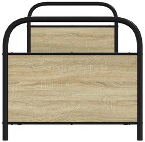 vidaXL Πλαίσιο Κρεβατιού Χωρ. Στρώμα Sonoma Δρυς 80x200εκ Επεξ. Ξύλο