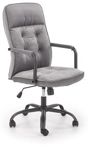 Καρέκλα γραφείου Houston 1068, Γκρι, 102x54x57cm, 16 kg, Με μπράτσα, Με ρόδες, Μηχανισμός καρέκλας: Κλίση | Epipla1.gr