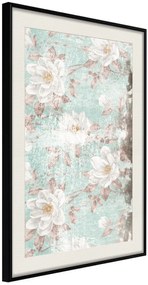 Αφίσα - Floral Muslin - 20x30 - Μαύρο - Με πασπαρτού