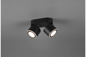 Σποτ Οροφής Χωνευτό/Επιφανειακό 2xLED 5W Κινητό Διπλή Πηγή Taurus Trio Lighting-652910232-Μαύρο 652910232