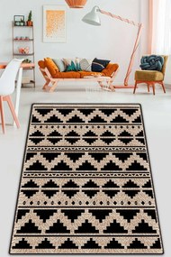 Χαλί Chiliz 929CHL2721 Beige-Black Conceptum Hypnose 100X200cm