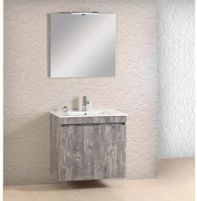 Pro Bagno Σετ Έπιπλα Μπάνιου 2τμχ. Πάγκος με Νιπτήρα & Καθρέπτης Με Φως 75x45x70cm Pro Bagno Elegant 959C Με Επιλογή Χρώματος BEST-8080540