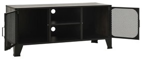 vidaXL Έπιπλο Τηλεόρασης Γκρι 105 x 36 x 47 εκ. Μέταλλο / MDF