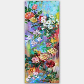 Πίνακας Καμβάς 451ERN1982 50x120cm Multi Wallity Κάθετοι Ξύλο, Καμβάς