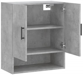 vidaXL Ντουλάπι Τοίχου Γκρι Σκυρ. 60x31x70 εκ. Επεξεργασμένο Ξύλο