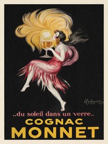 Αναπαραγωγή Cognac Monnet (Vintage Alcohol Ad) - Leonetto Cappiello