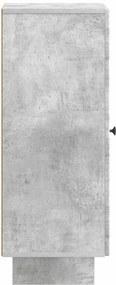 vidaXL Πλαϊνό γραφείο Γκρι Σκυροδέματος 33 x 34,5 x 90 εκ