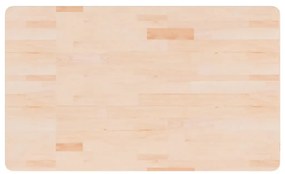 vidaXL Πάγκος Μπάνιου 100x60x2,5 εκ. Ακατέργαστο Μασίφ Ξύλο