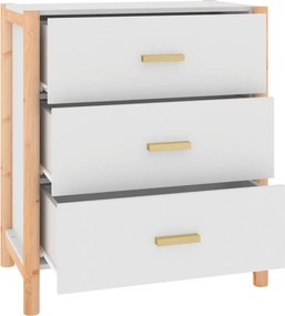 vidaXL Ντουλάπι Λευκό 62 x 38 x 70 εκ. από Επεξεργασμένο Ξύλο