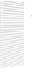 vidaXL Βενετσιάνικες Ρόδες Λευκό 220 x 90 εκ Αλουμίνιο