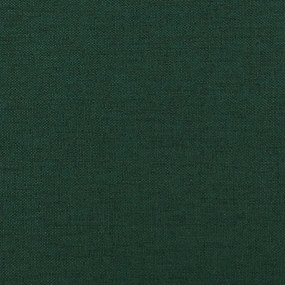 Υποπόδιο Σκούρο Πράσινο 60x60x36 εκ. Υφασμάτινο - Πράσινο