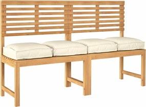 vidaXL Μαξιλάρι 4 pcs Κρεμ 40 x 40 x 8 εκ. Ύφασμα Όξφορντ