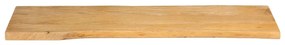 vidaXL Επιφάνεια Τραπεζιού 120x40x2,5 εκ. Live Edge Μασίφ Ξύλο Μάνγκο