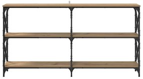 vidaXL Τραπέζι κονσόλας Artisan Oak 156 x 28 x 80,5 εκ.
