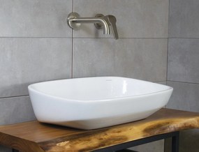 Poros White Gloss 52x33 - Επιτραπέζιος νιπτήρας