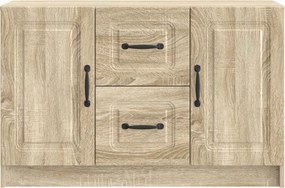 vidaXL Πλαϊνό γραφείο Sonoma Δρυς 89 x 34,5 x 57 εκ.