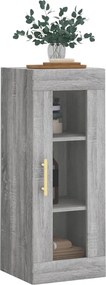vidaXL Ντουλάπι Τοίχου Γκρι Sonoma 34,5 x 34 x 90 εκ.