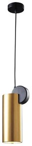 Κρεμαστό Φωτιστικό Οροφής Led Χρυσό 144-18000 Eurolamp-144-18000-Μαύρο-Χρυσό 144-18000