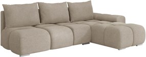 Γωνιακός καναπές Bestii-Cappuccino-Δεξιά - 270.00Χ183.00Χ85.00cm