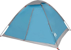 vidaXL Σκηνή Κάμπινγκ 4 Ατόμων Αδιάβροχη Μπλε