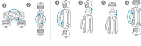 Magic Arm PGYTECH for cameras / gimbals (P-CG-009)