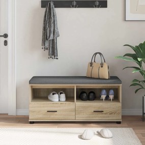 vidaXL Παγκάκι Χαλωρίου Δρύς Sonoma 100 x 38 x 46 εκ