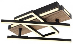 Πλαφονιέρα Φωτιστικό Οροφής LED 30W Μαύρο Colli 67299D2 Globo Lighting-67299D2-Μαύρο 67299D2