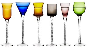 Ποτήρια London Aquavit (Σετ 6Τμχ) 27582 18cm Multi Lyngby Glass Glass