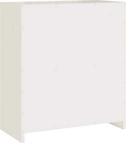 vidaXL Αρχειοθήκη Λευκή 79 x 40 x 90 εκ. από Ατσάλι