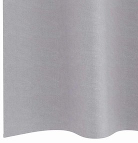 vidaXL Κουρτίνες 2 pcs Μεταλλικό Γκρι 140x140cm Πολυεστέρας