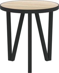 vidaXL Τραπεζάκι Sonoma Δρυς Ø35 εκ. από MDF