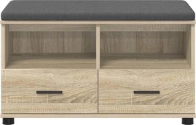 vidaXL Παγκάκι Χαλωρίου Δρύς Sonoma 80 x 38 x 46 εκ