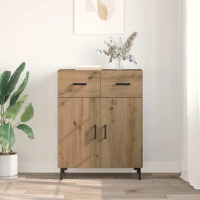 vidaXL Πλαϊνό γραφείο Artisan Oak 69,5 x 34 x 90 εκ.